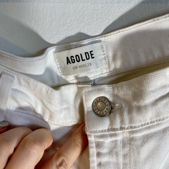 NWOT AGOLDE Toni Mid Rise Straight Jeans - Picture 8 of 15